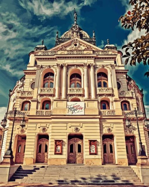 Slovakia Kosice Theatre Diamond Painting