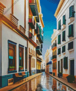 Spain Cadiz City Poster Diamond Painting