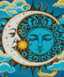 Sun Moon Diamond Painting