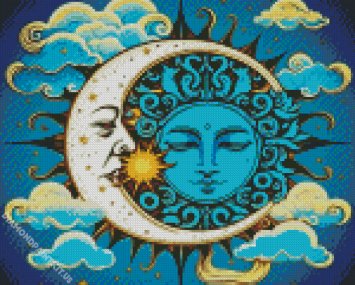 Sun Moon Diamond Painting
