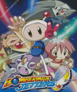The Game Serie Bomberman Diamond Painting