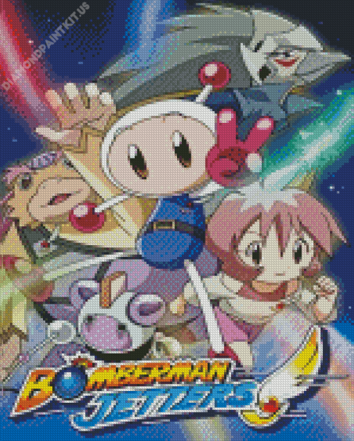 The Game Serie Bomberman Diamond Painting