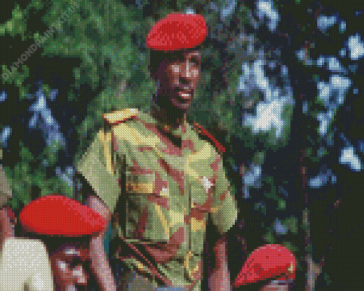 Thomas Sankara Diamond Painting