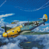 WWII Bf 109 Aircraft Diamond Painting