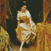 Woman At Dressing Table Diamond Painting