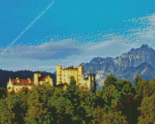 Bavarian Alps Landscape Diamond Painting