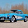 Blue 1960 Corvette Diamond Painting