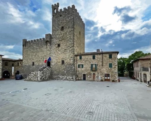 Castellina In Chianti Diamond Painting