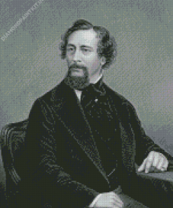Charles Dickens Writer Diamond Painting