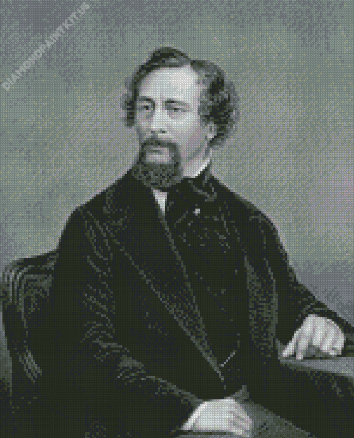 Charles Dickens Writer Diamond Painting