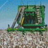 Cotton Harvester Diamond Painting