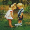 Cute Kids by donald Zolan Diamond Painting