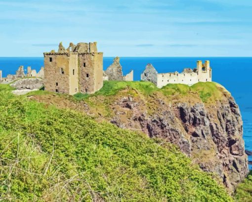 Dunnottar Castle Diamond Painting