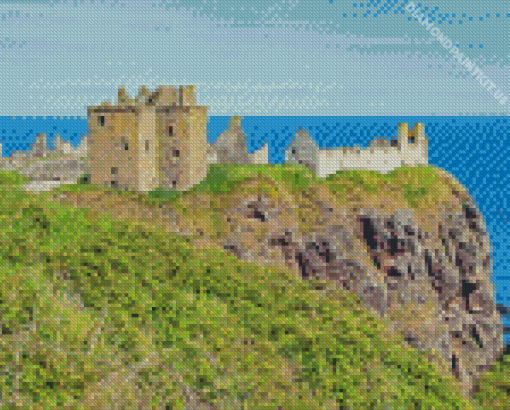 Dunnottar Castle Diamond Painting