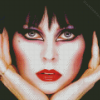 Elvira Mistress Of The Dark Makeup Diamond Painting