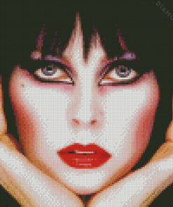 Elvira Mistress Of The Dark Makeup Diamond Painting