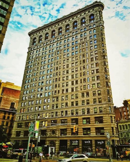 Flatiron Building By August Wisbon Diamond Painting