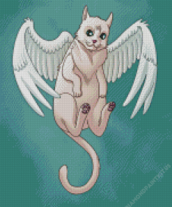 Flying Cat Diamond Painting
