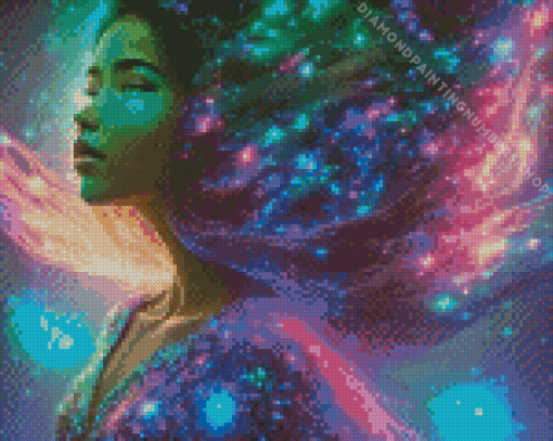 Galaxy Girl Diamond Painting