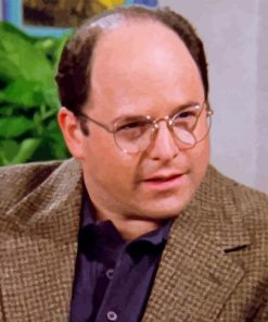 George Costanza Character painting by diamonds