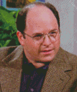 George Costanza Character painting by diamonds