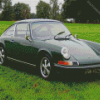 Green Old Porsche Diamond Painting