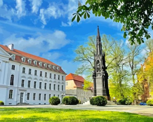 Greifswald in Germany Painting