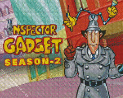 Inspector Gadget cartoon Painting