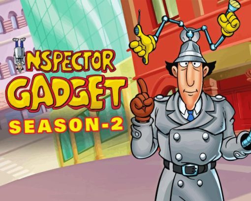 Inspector Gadget cartoon Painting