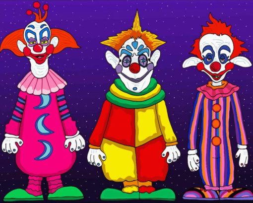 Killer Klowns from Outer Space Diamond Painting