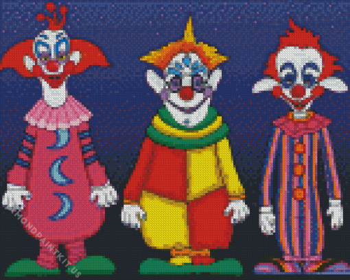 Killer Klowns from Outer Space Diamond Painting