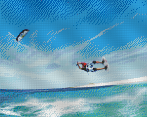 Kitesurfing Diamond Painting