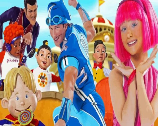 Lazytown Series Diamond Painting