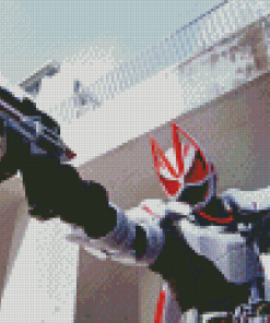 Masked Rider Diamond Painting