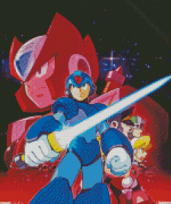 Mega Man X6 Diamond Painting