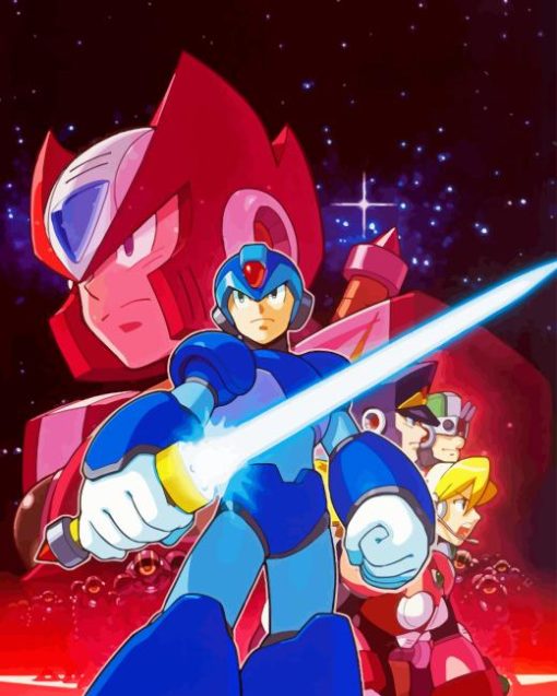 Mega Man X6 Diamond Painting