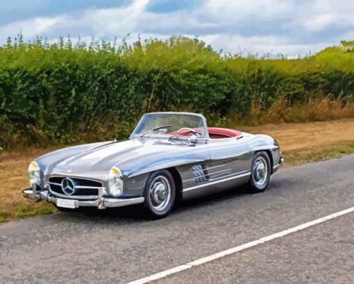 Mercedes 300 Sl Diamond Painting