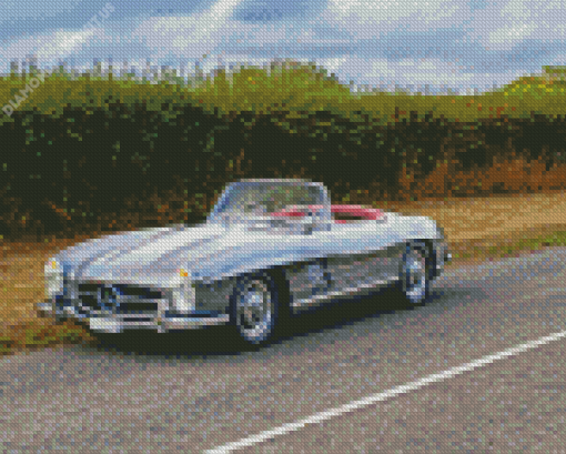 Mercedes 300 Sl Diamond Painting