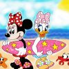 Minnie Mouse and Daisy Duck Diamond art