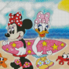 Minnie Mouse and Daisy Duck Diamond art