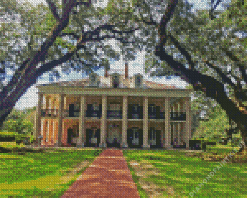 Oak Alley Plantation Diamond Painting