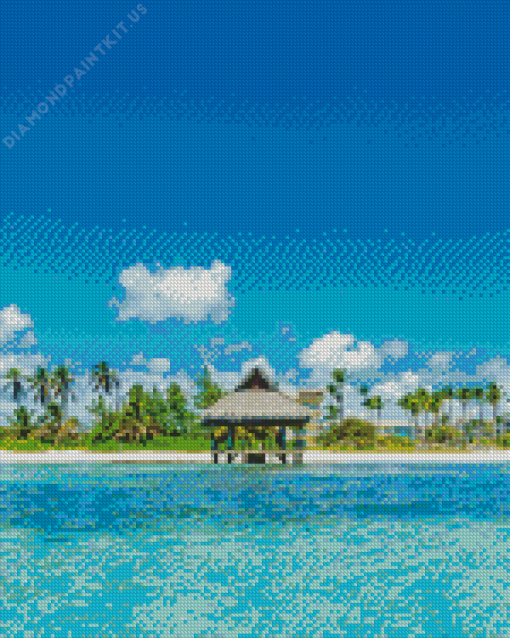 Punta Cana town Diamond Painting