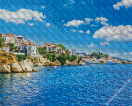 Skiathos in Greece Diamond Painting