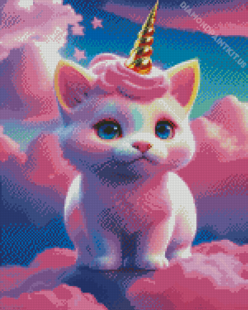 Unicorn Cat Diamond Painting