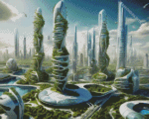 Utopia City Diamond Painting