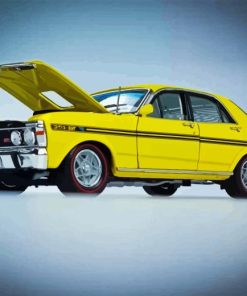 Yellow Ford XY Falcon GT Diamond Painting