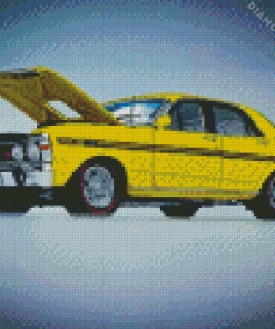 Yellow Ford XY Falcon GT Diamond Painting