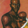 African father and child Diamond Painting