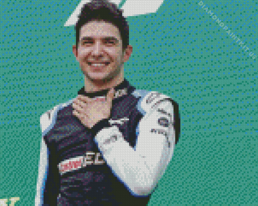 Esteban Ocon Diamond Painting