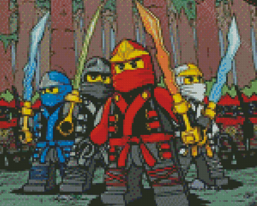 Ninjago Superheroes Diamond Painting